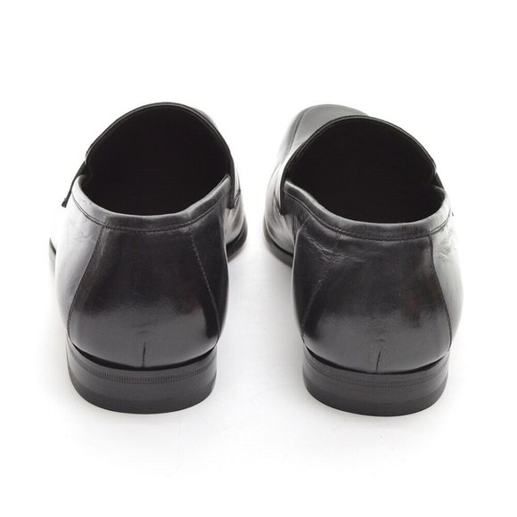 Men Mezlan 16097 Black Leather Penny Loafers 7 M New - Picture 5 of 8